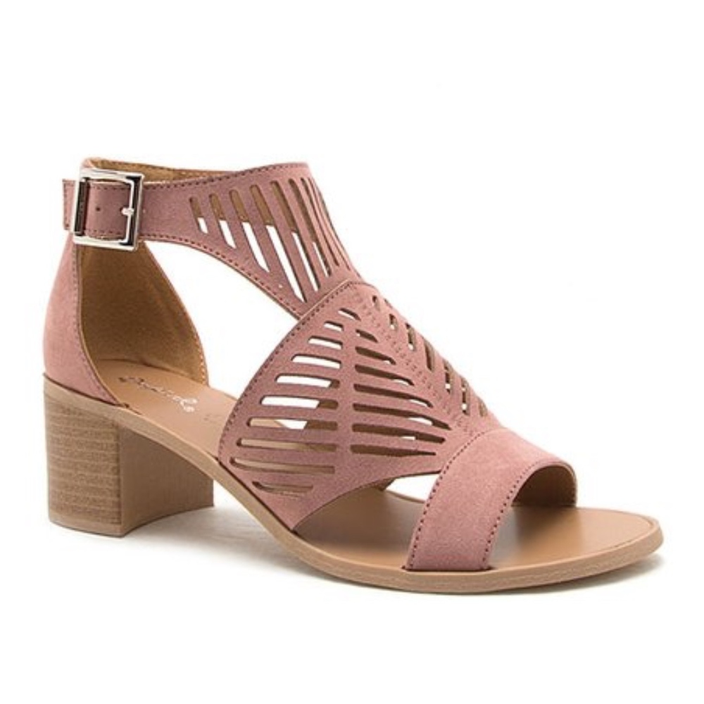 Qupid Mauve Kirby Sandal